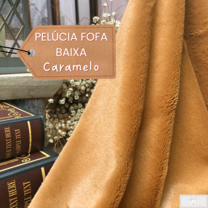 PELÚCIA ULTRASOFT FOFA BAIXA - CARAMELO (50 X 75 CM)