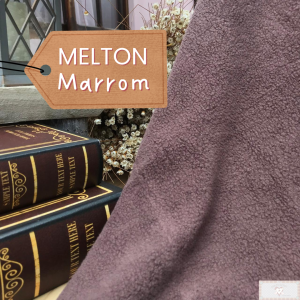 MELTON / UNIFLOCK -  MARROM (50 X 80 CM)