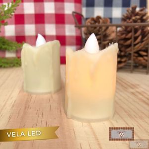 VELA DERRETIDA LED - (1UN)