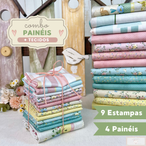 Combo Tecidos + Painéis "Páscoa" - 9 CORTES (50X150CM) + 4 Painéis!