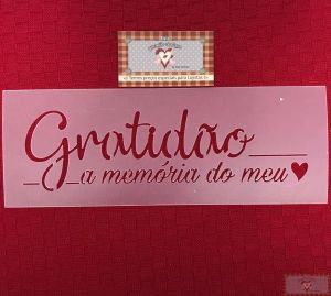 GABARITO GRATIDÃO -  STENCIL