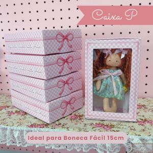 Combo P - Caixa Presente ROSA (5UN) - 17 X 10,5 X 4,5 CM