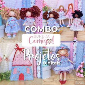 Combo Digital: Coleção Boneca Comigo (4 ARQUIVOS)