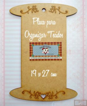 CARRETEL - PLACA DE MDF PARA ORGANIZAR - G 1UN