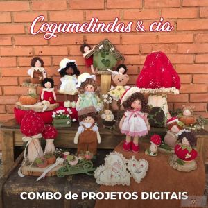 Combo Digital Cogumelindas 