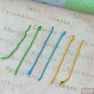 Correntinha de Chaveiro BRASIL (6UN) 3 Cores!