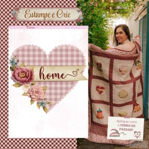 Estampe E Crie - Casa Aconchegante 10 - HOME Rosê