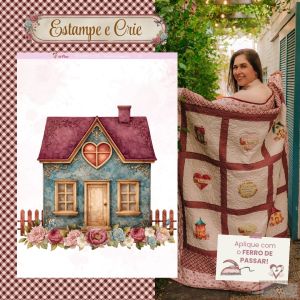 Estampe E Crie - Casa Aconchegante 03 - Casinha Sweet