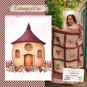 Estampe E Crie - Casa Aconchegante 06 - Casinha Redonda