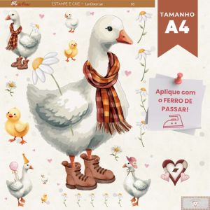Estampe e crie GG - Lar doce lar - 05
