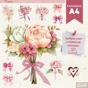 Estampe e crie GG - Flores - 05