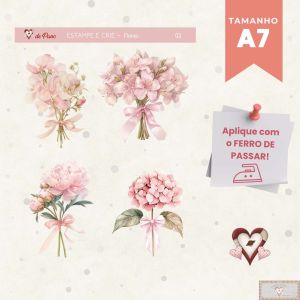Estampe e Crie PP - Flores - 02