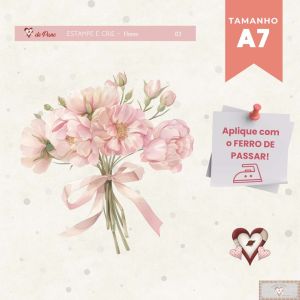 Estampe e Crie PP - Flores - 03