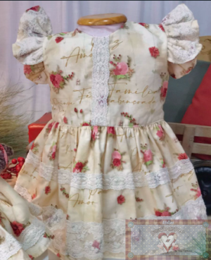 APOSTILA VIA CORREIO - VESTIDO DE NATAL INFANTIL