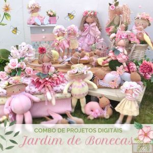 Combo Digital: Jardim de Bonecas (8 ARQUIVOS)
