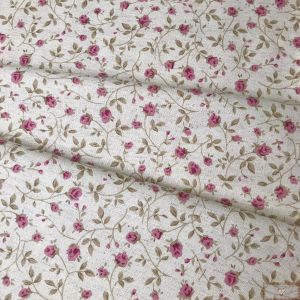 LNH05 - LINHO ESTAMPADO - ROSA FLORAL (0,50 MT)