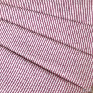 LNH06 - LINHO ESTAMPADO - ROSA LISTRAS (0,50 MT)