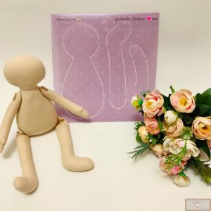 GABARITO PARA CORPINHO DE BONECA M - 35CM