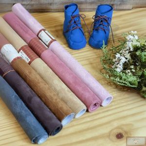 Combo de Camurça para Sapatinhos (6 CORES)