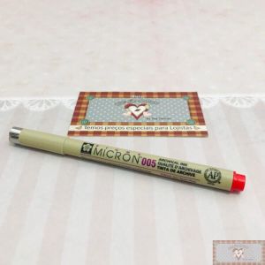 CANETA MICRON 005 - VERMELHA