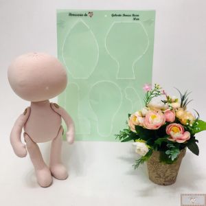 GABARITO PARA CORPINHO DE BONECA RUSSA - 35 CM