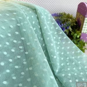 Tule de Renda POÁ - Verde ( 50x150 CM)