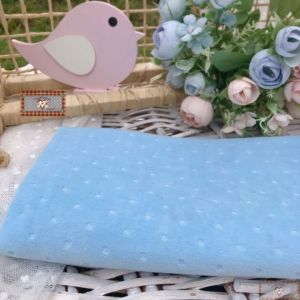 PLUSH ESTAMPADO POÁ - AZUL (50X80CM)