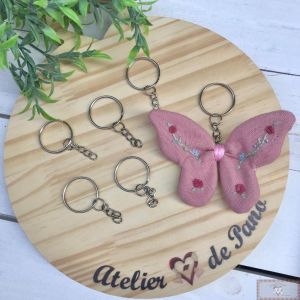 ARGOLA PARA CHAVEIRO 25MM - 5UN (PRATA)