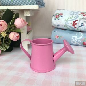 MINI REGADOR EM METAL - ROSA (1UN)