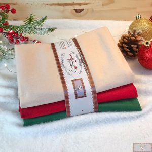 COMBO FELTRO SANTA FÉ NATALINO - 3 CORTES (50 X 70 CM)