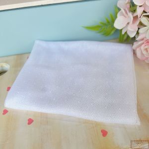 Tule de Renda Aberto POÁ - Branco (50X140CM)